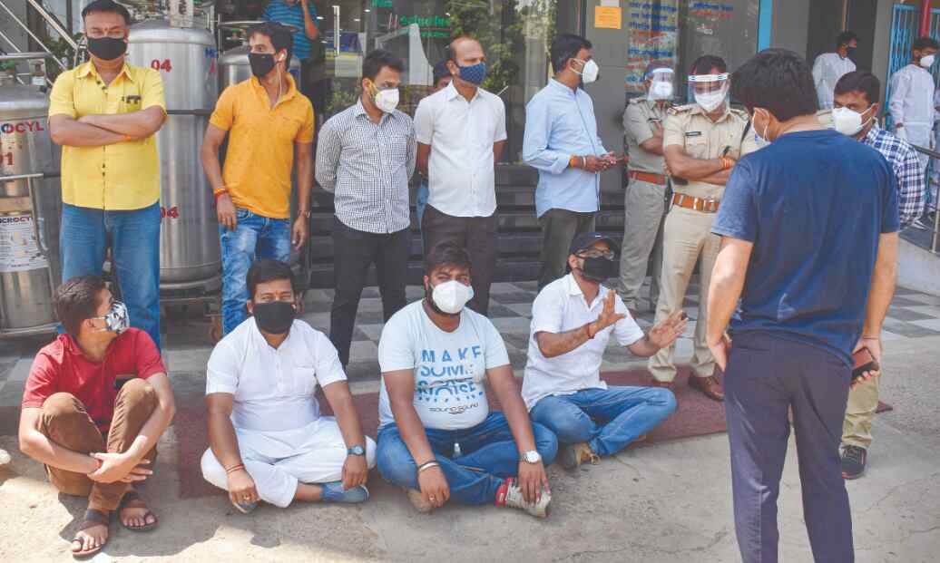MP: 5 Covid patients die as hospital runs out of oxygen MP: 5 Covid patients die as hospital runs out of oxygen