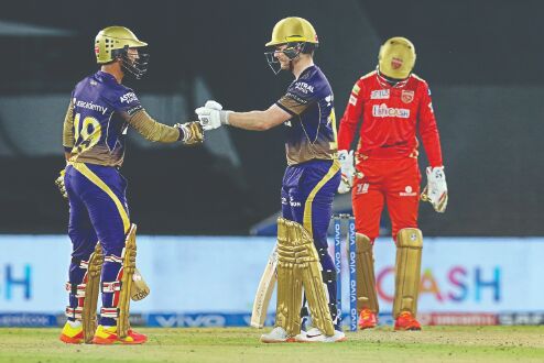 Morgan, bowlers help KKR to get past Punjab Kings