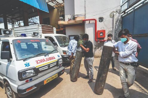 Man booked over sensational tweet asking for oxygen cylinder Man booked over sensational tweet asking for oxygen cylinder