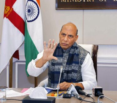 Monitor progress of initiatives taken to help fight pandemic: Rajnath to military officials Monitor progress of initiatives taken to help fight pandemic: Rajnath to military officials