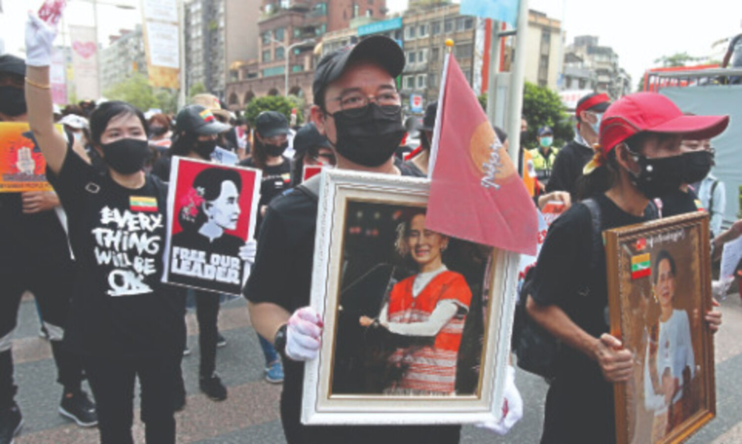 7 reported killed as Myanmar protests aim to shake the world