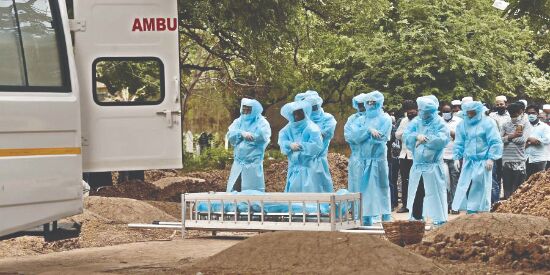 150 attended burial of Covid positive man, 21 dead in Rajasthan village 150 attended burial of Covid positive man, 21 dead in Rajasthan village