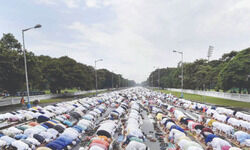 Covid surge: No Eid Namaz on Red Road this year Covid surge: No Eid Namaz on Red Road this year