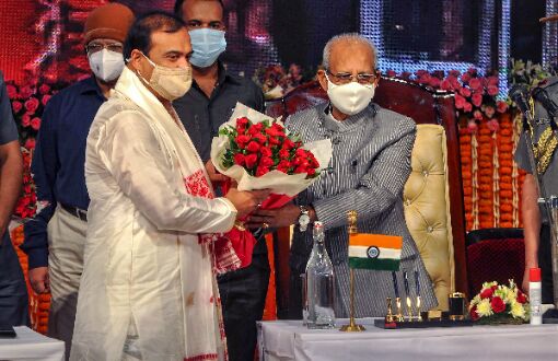 Himanta Biswa Sarma sworn-in as 15th Chief Minister of Assam Himanta Biswa Sarma sworn-in as 15th Chief Minister of Assam