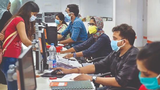 Vaccinate insurance cos & bank staff on priority: FinMin Vaccinate insurance cos & bank staff on priority: FinMin
