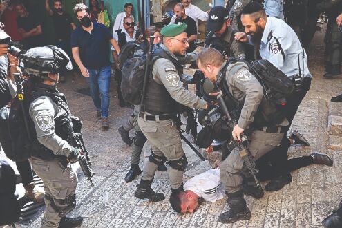Palestinians go on strike as Israel, Hamas trade fire Palestinians go on strike as Israel, Hamas trade fire