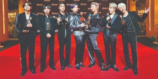 The Weeknd, BTS sweep with top honours