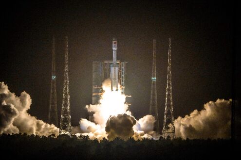 China to send 3 male astronauts for 3-month stay in its new space station China to send 3 male astronauts for 3-month stay in its new space station