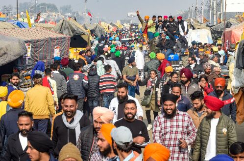 Midnight rains wreck farmers tents, resolve still as strong