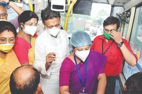 Vaccine on Wheels starts in city Vaccine on Wheels starts in city