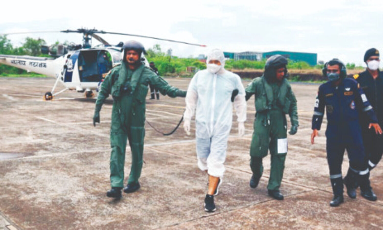 Coast Guard airlifts South Korean from oil tanker ship off Goa