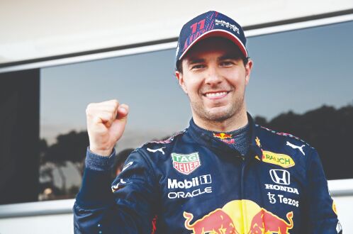 Perez wins Azerbaijan GP after Verstappen crashes from lead