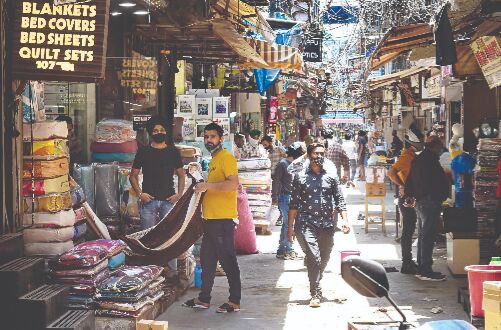 In deserted markets, shop owners reopen just to clean up, take stock In deserted markets, shop owners reopen just to clean up, take stock