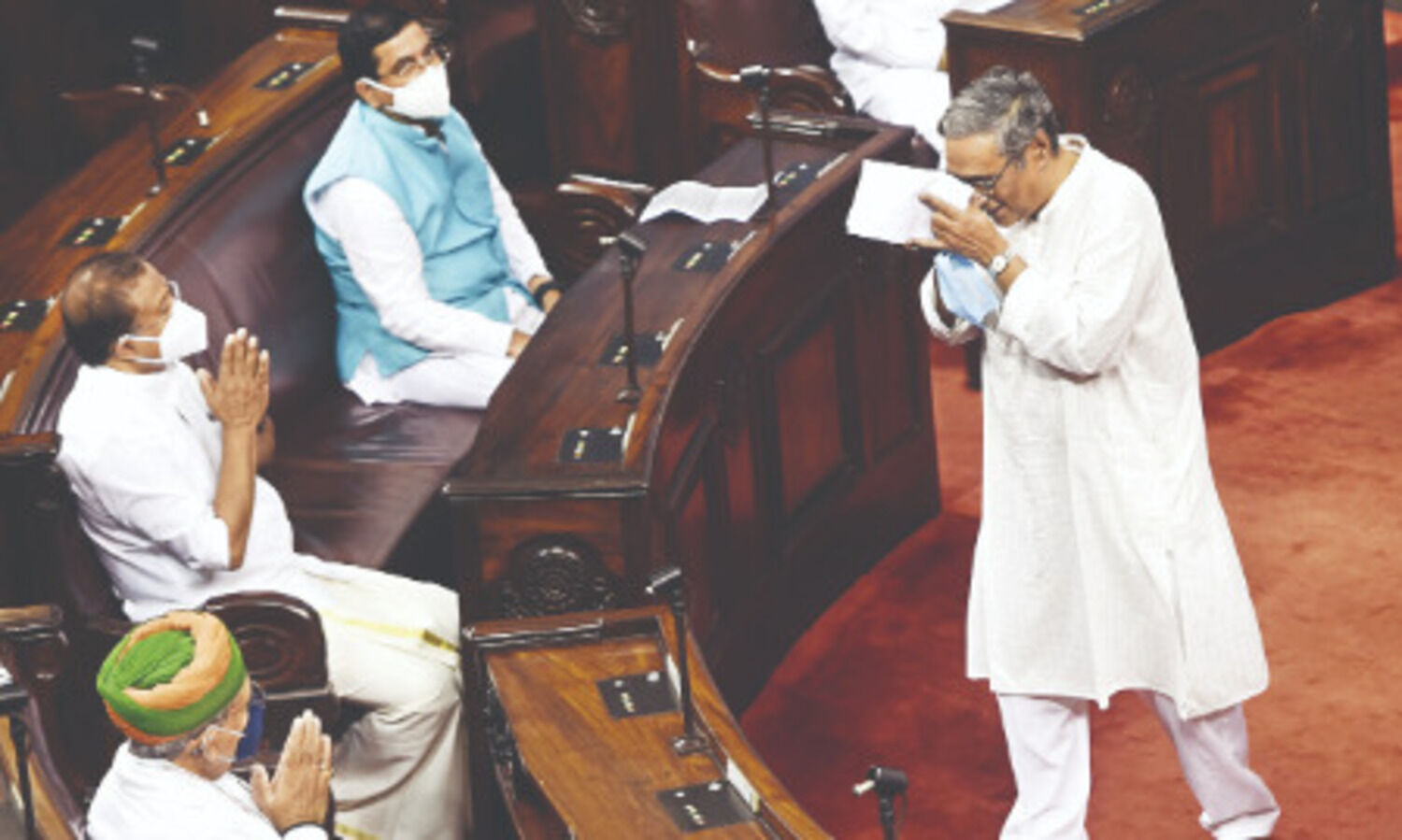 Dasgupta, Jethmalani among 4 new RS members take oath