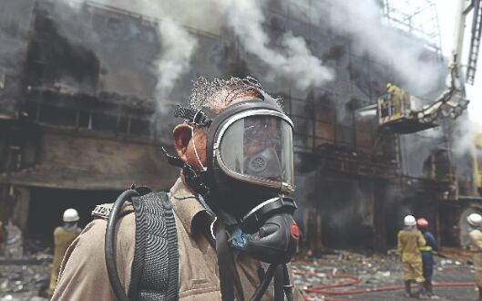 Lajpat Nagar blaze under control Lajpat Nagar blaze under control