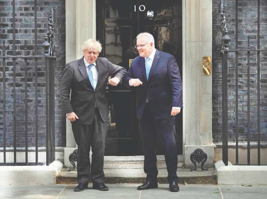 UK PM, Australias Scott Morrison agree historic free trade agreement UK PM, Australias Scott Morrison agree historic free trade agreement