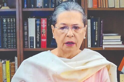 Sonia Gandhi taken both doses of vaccine: Cong Sonia Gandhi taken both doses of vaccine: Cong
