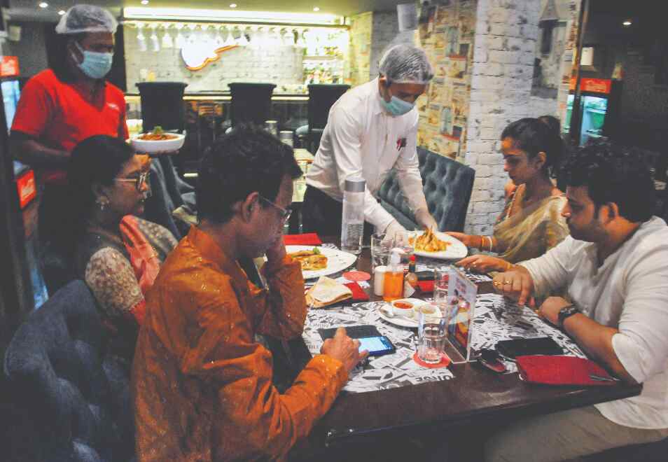 Restaurants do brisk business after reopening