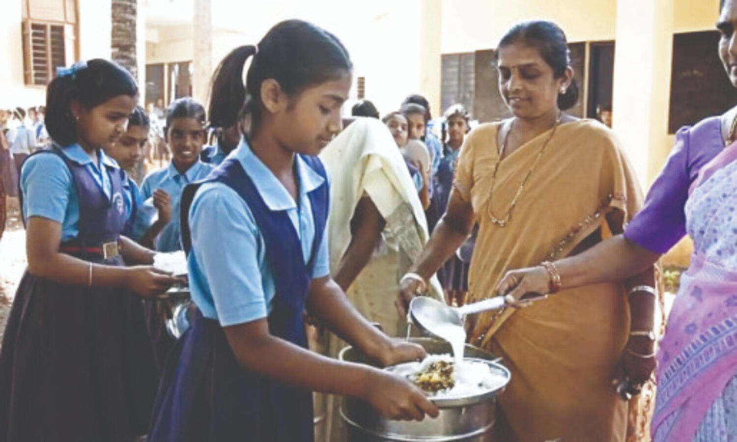 No GST on food supply   to schools, anganwadis