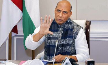 Rajnath Singh visits Kamakhya Temple in Assam
