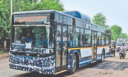 GMCBL bus conductors go on strike over non-payment of dues GMCBL bus conductors go on strike over non-payment of dues