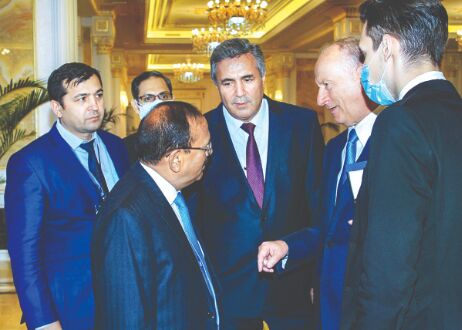 NSA Ajit Doval meets Russian counterpart in Tajikistan NSA Ajit Doval meets Russian counterpart in Tajikistan