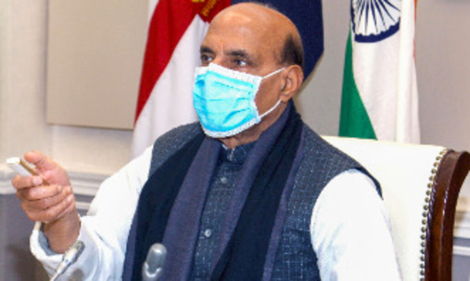 Rajnath Singh speaks to Vice Air Chief over twin explosions at Jammu IAF base
