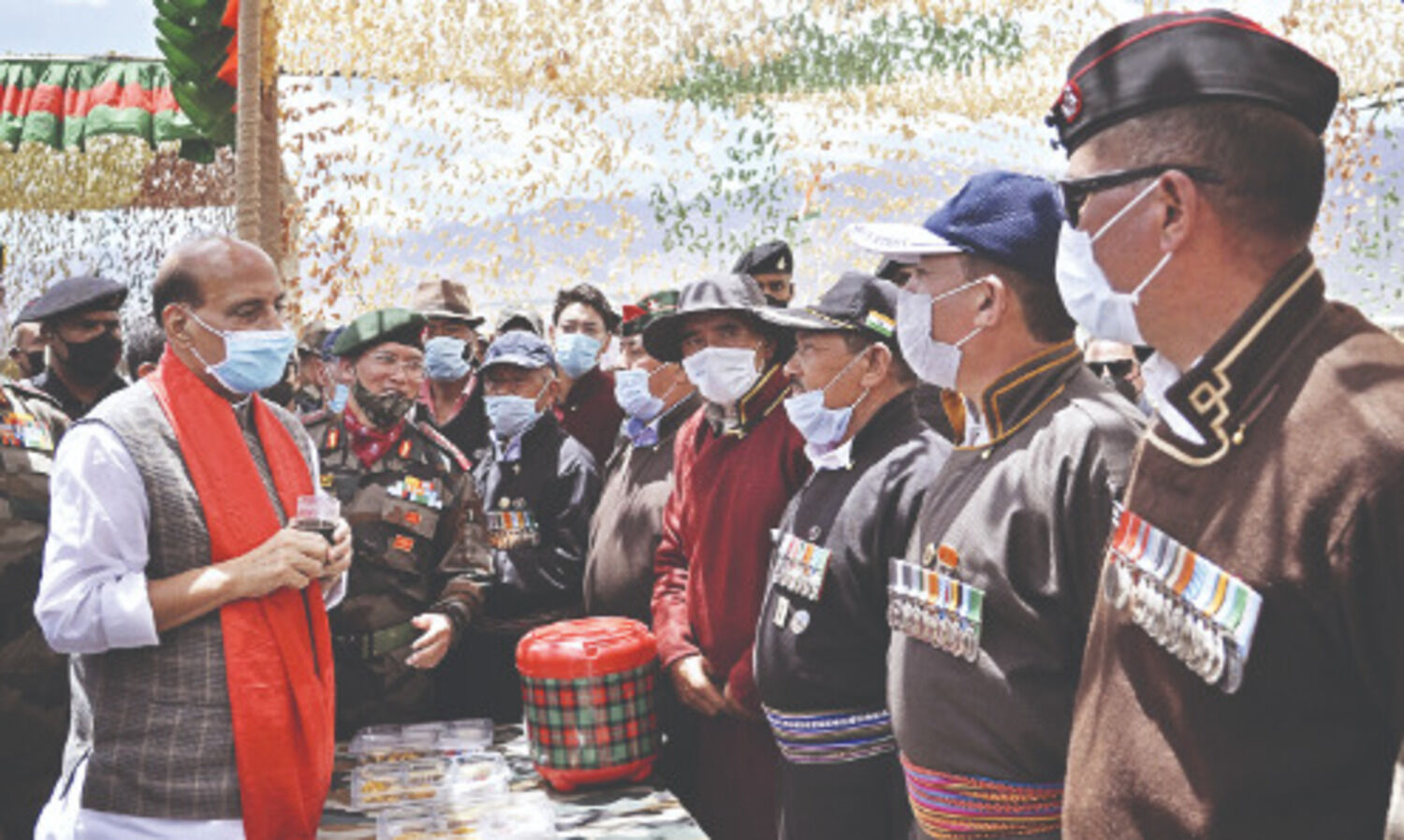 Rajnath Singh begins visit to Ladakh