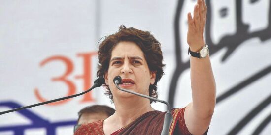 Priyanka slams Centre over fuel prices
