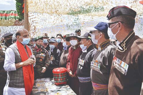 Rajnath Singh begins visit to Ladakh