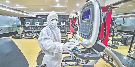 Gyms, banquets prepare but Yoga to remain online Gyms, banquets prepare but Yoga to remain online