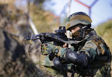 BSF opens fire after Pakistani drone spotted on IB in Jammu BSF opens fire after Pakistani drone spotted on IB in Jammu