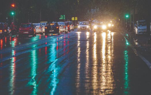 Rain gods smile, only to tease
