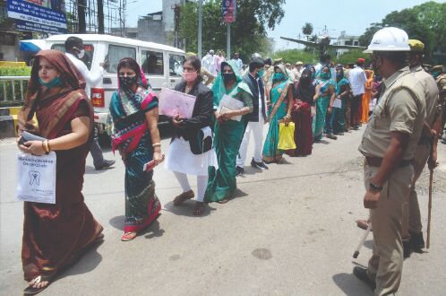 Party-backed candidates won 67 of 75 seats, claims BJP Party-backed candidates won 67 of 75 seats, claims BJP