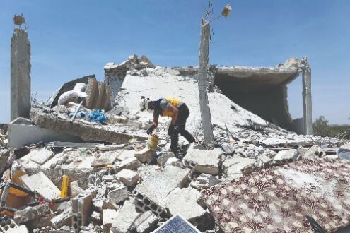 Syria government shelling kills 8, mostly children, in Idlib Syria government shelling kills 8, mostly children, in Idlib