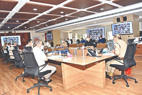 CP holds his 1st Covid and crime review meeting CP holds his 1st Covid and crime review meeting