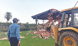 Khori village stares at demolition, activists ask what of farmhouses Khori village stares at demolition, activists ask what of farmhouses