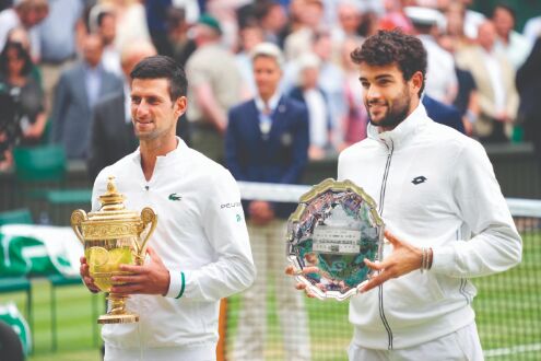 Djokovic wins Wimbledon to tie Federer, Nadal with 20 Slams