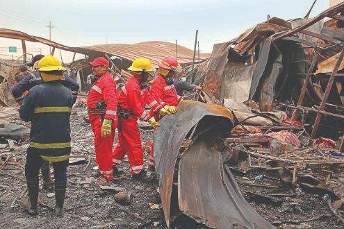 64 dead in fire at Coronavirus ward: Iraqi health officials 64 dead in fire at Coronavirus ward: Iraqi health officials