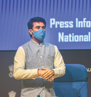 Sports minister launches official song on Indian contingent