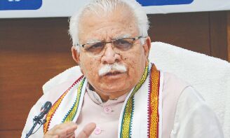 Khattar hits out at Congress over Pegasus snooping row