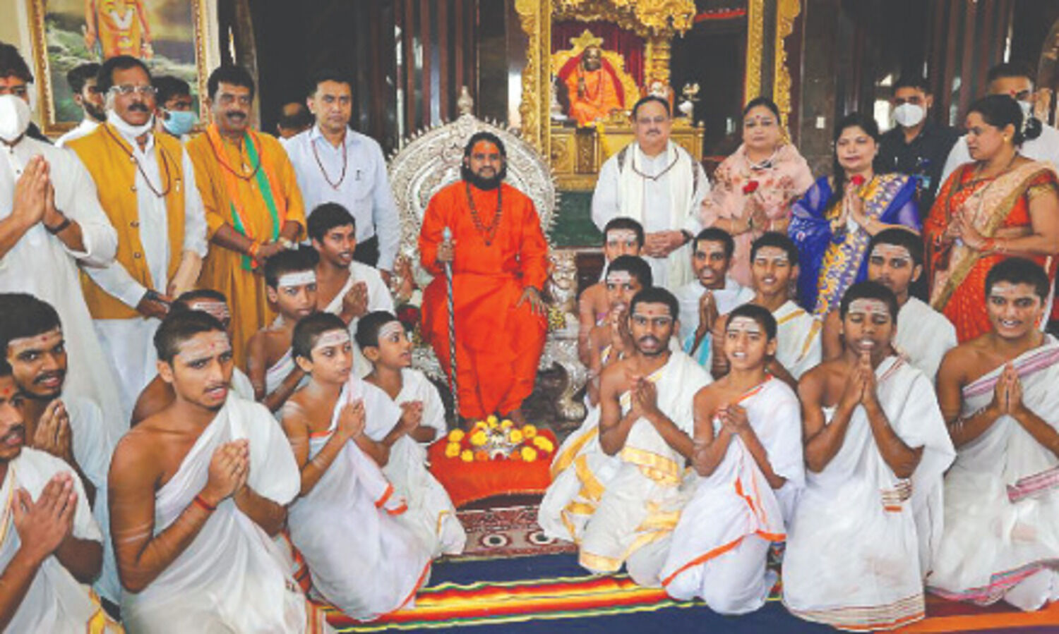 Nadda rules out leadership crisis   in Ktaka, hails Yediyurappas work