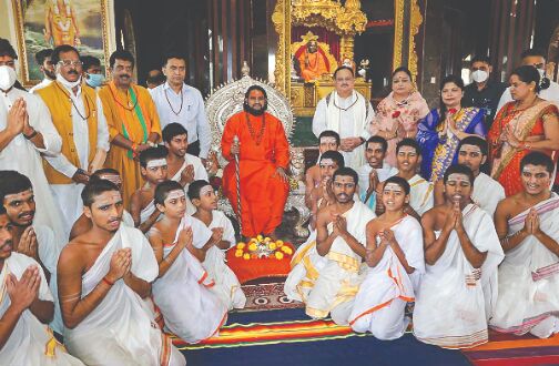 Nadda rules out leadership crisis   in Ktaka, hails Yediyurappas work