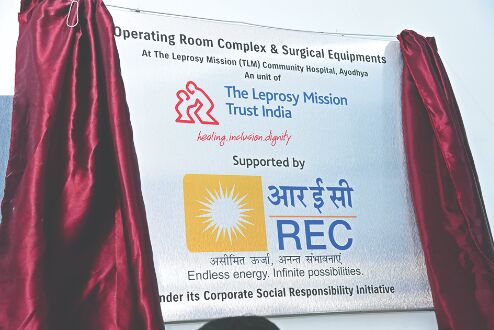 REC pledges Rs 4.99 cr to Leprosy Mission Hospital REC pledges Rs 4.99 cr to Leprosy Mission Hospital