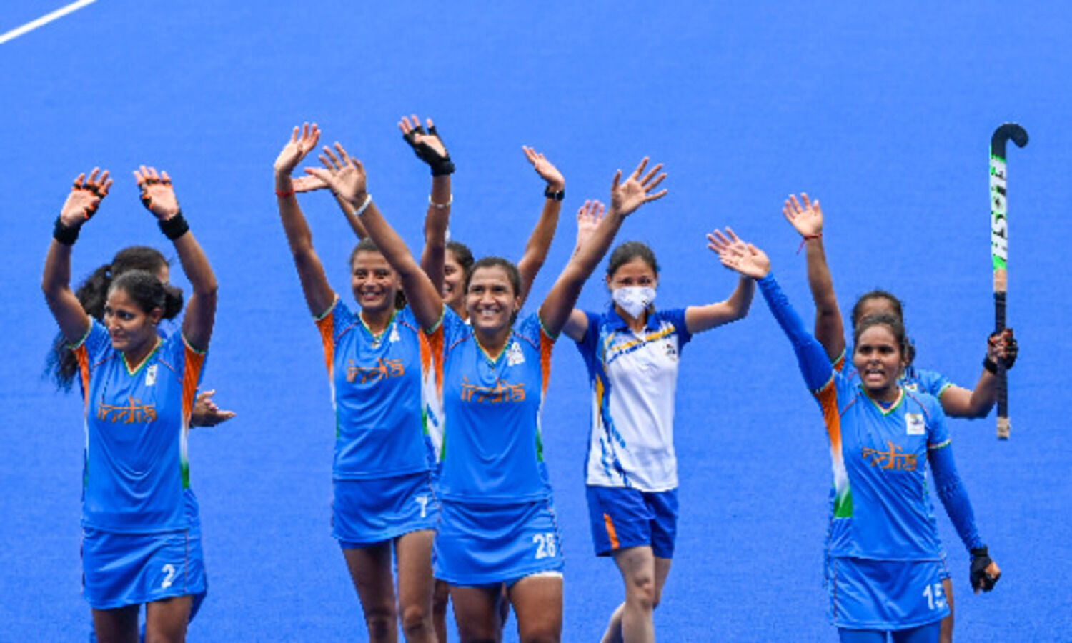 India rejoices as womens hockey team makes maiden entry into Olympic semifinals