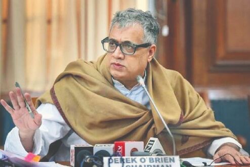 Derek OBrien takes dig at Centre: Passing laws or making papri chaat Derek OBrien takes dig at Centre: Passing laws or making papri chaat
