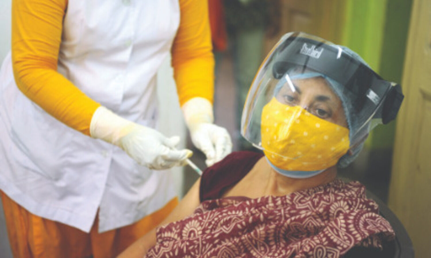 State cumulatively administers over 61K doses in a day