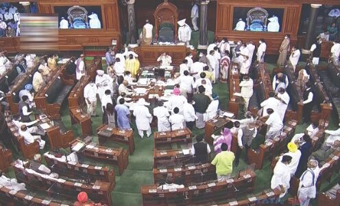 Amid ruckus over many issues, 3 Bills passed; 3 Bills introduced in Lok Sabha Amid ruckus over many issues, 3 Bills passed; 3 Bills introduced in Lok Sabha