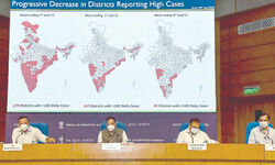 Keralas 11 districts among 37 report rise in new Covid cases Keralas 11 districts among 37 report rise in new Covid cases