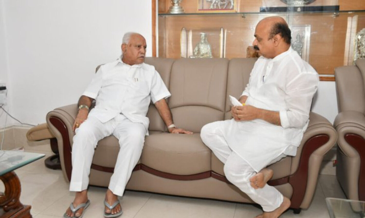 Amid discontent over Cabinet exercise, Ktaka CM holds discussions with Yediyurappa